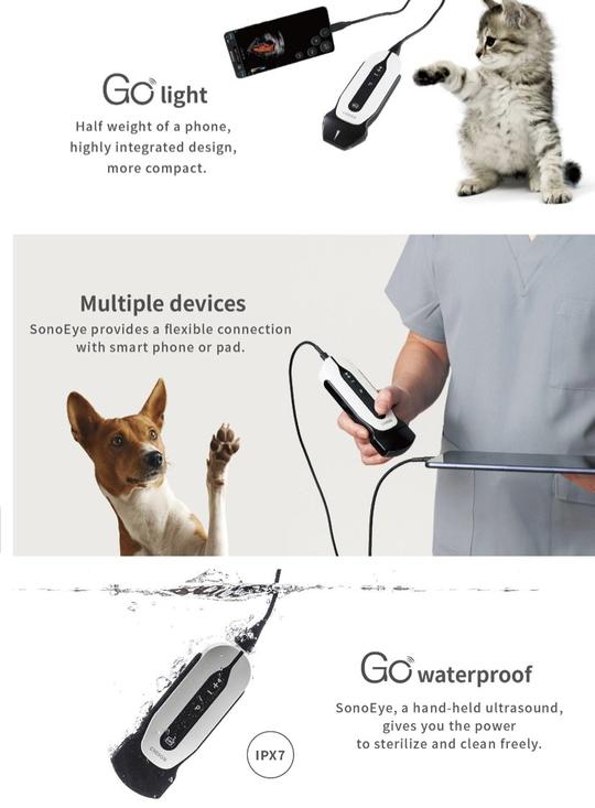 Chison SonoEye P7 VET Linear Rectal | Handheld Veterinary Ultrasounds 